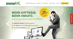 Desktop Screenshot of immoxxl.de