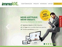 Tablet Screenshot of immoxxl.de